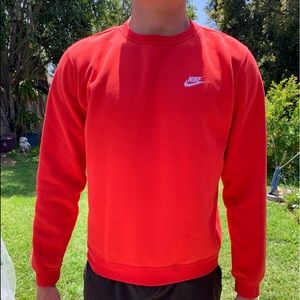 Red Nike Crewneck Sweater!!!